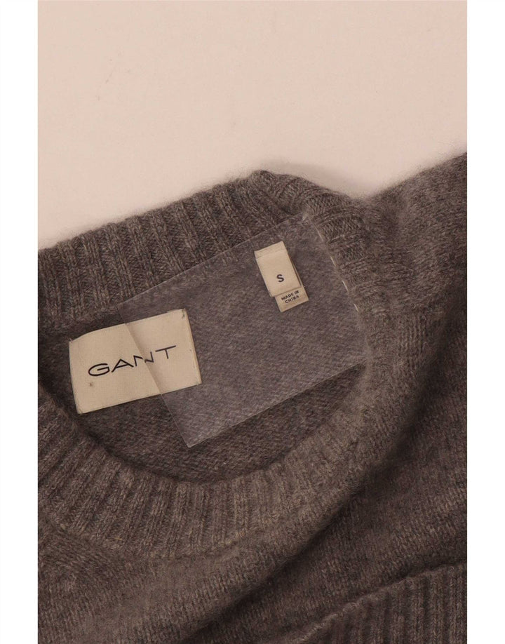 Maglione maglione girocollo da uomo Gant piccolo grigio