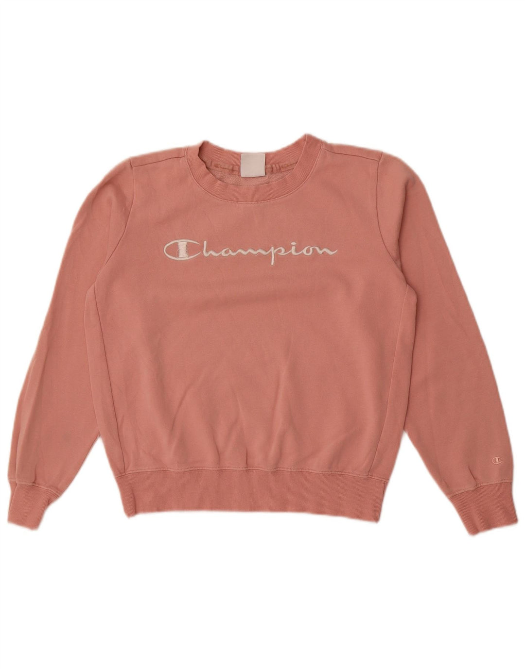 Felpa oversize con grafica corta da donna Champion, taglia UK 10, piccola rosa