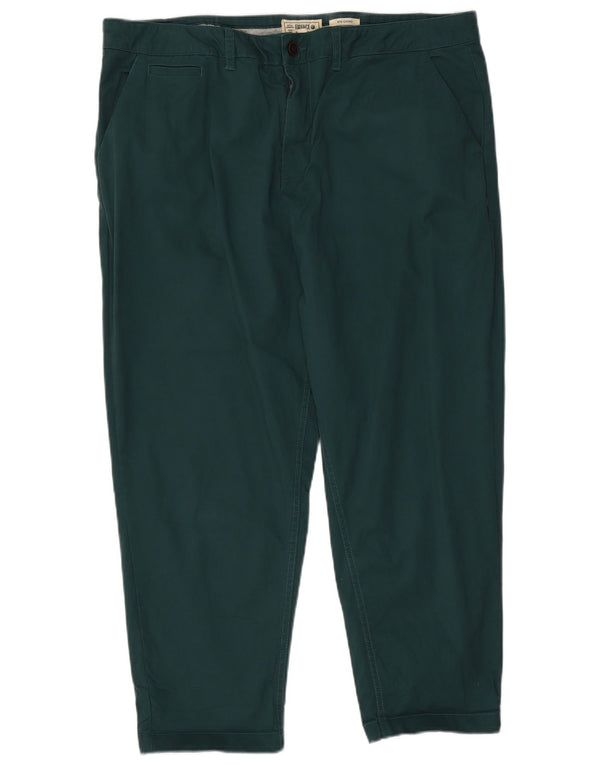 Pantaloni chino corti da donna Fat Face UK 18 XL W40 L25 cotone verde