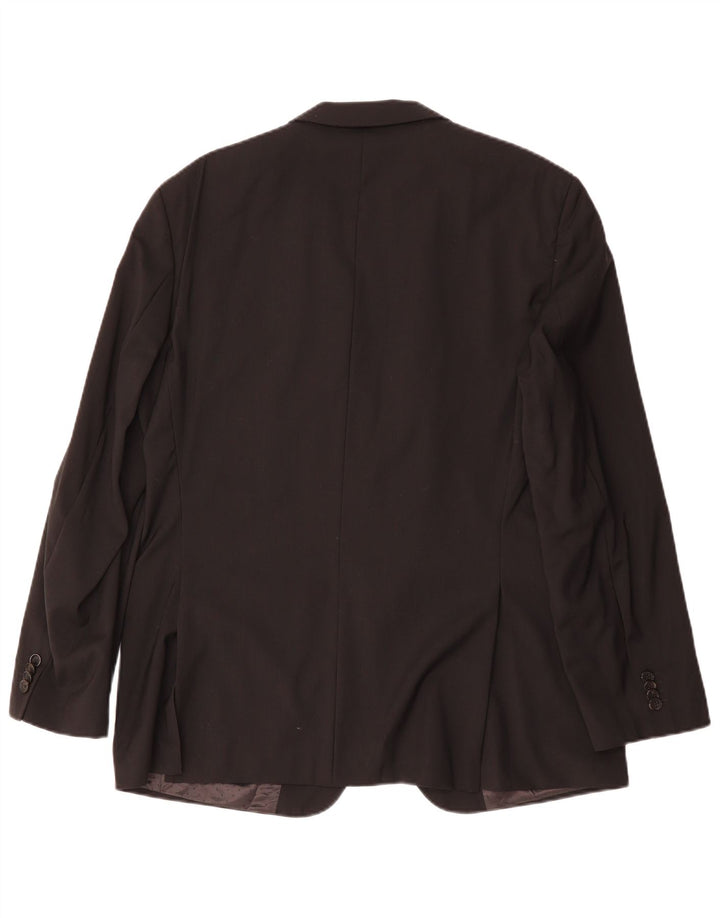 Giacca blazer da uomo a 2 bottoni HUGO BOSS EU 52 XL viscosa nera