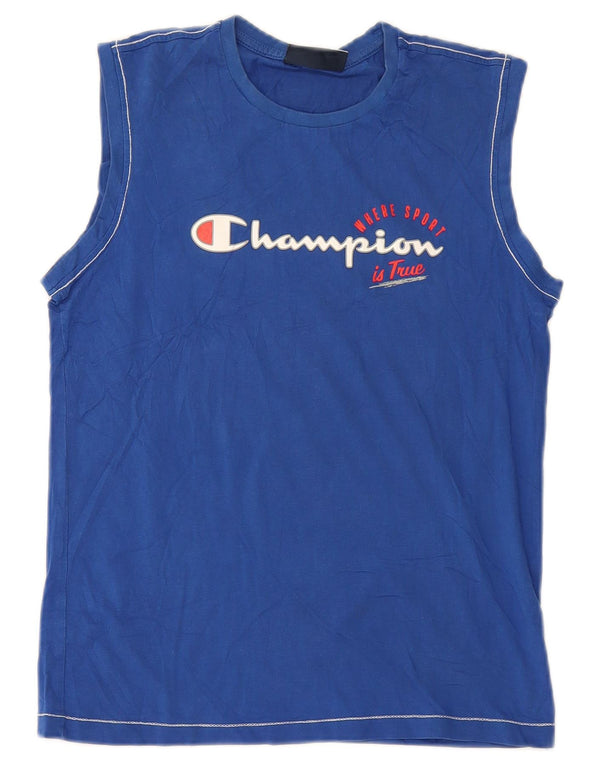 Canotta grafica Champion da ragazzo 13-14 anni XL Blu