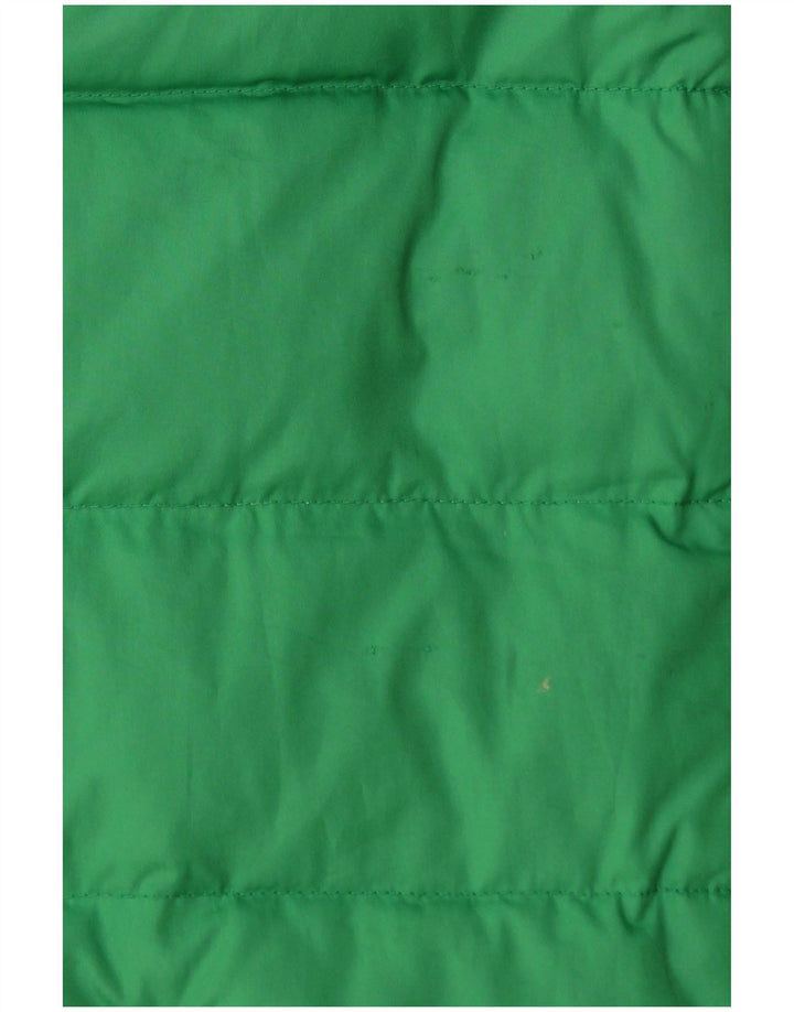 Gilet imbottito da donna American Eagle Outfitters UK 10 piccolo poliestere verde
