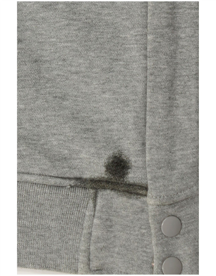Giacca da ginnastica da uomo Nike in cotone grigio medio