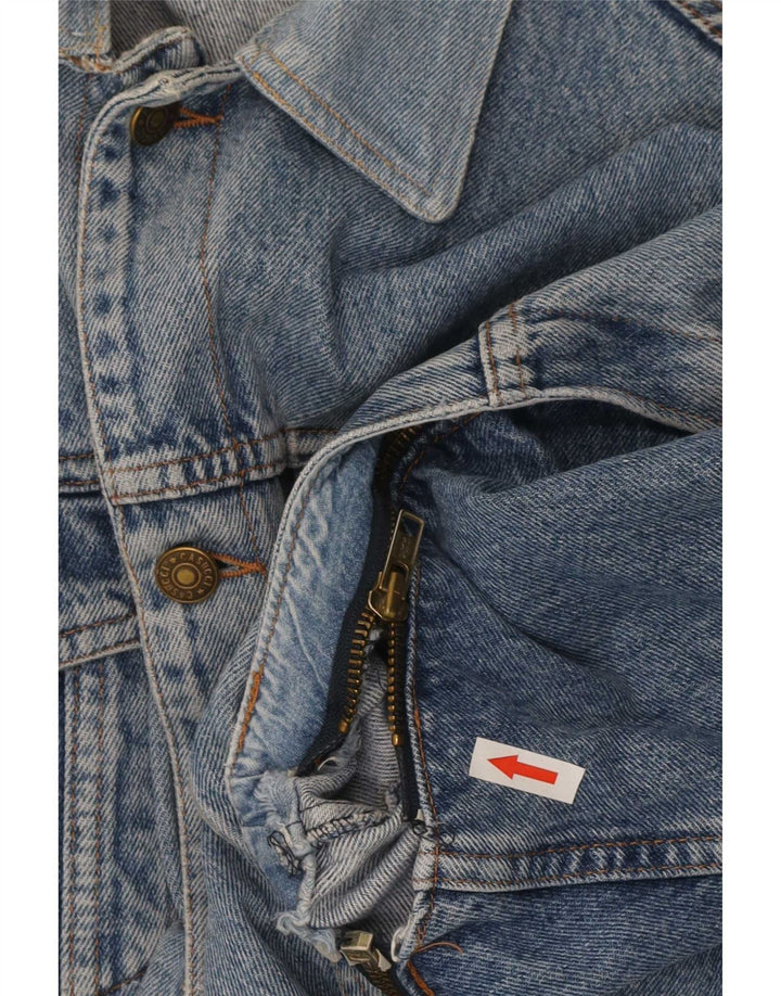 Casucci Giacca in denim da uomo vestibilità regolare UK 38 Blu medio