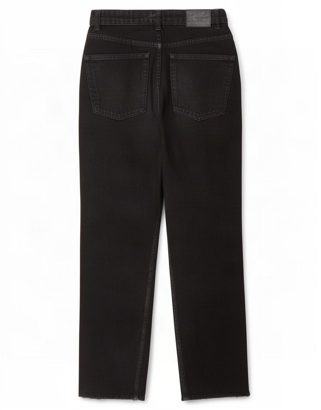 Jeans dritti da donna Zara EU 38 piccoli W28 L25 neri