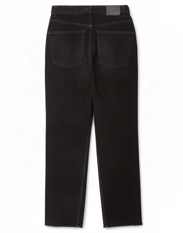 Zara Womens Straight Jeans EU 38 Small W28 L25 Black