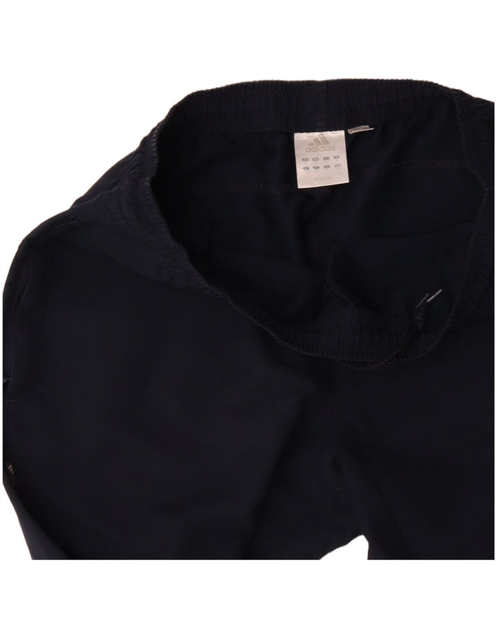 Pantaloncini sportivi Bermuda da uomo ADIDAS medio poliestere blu navy