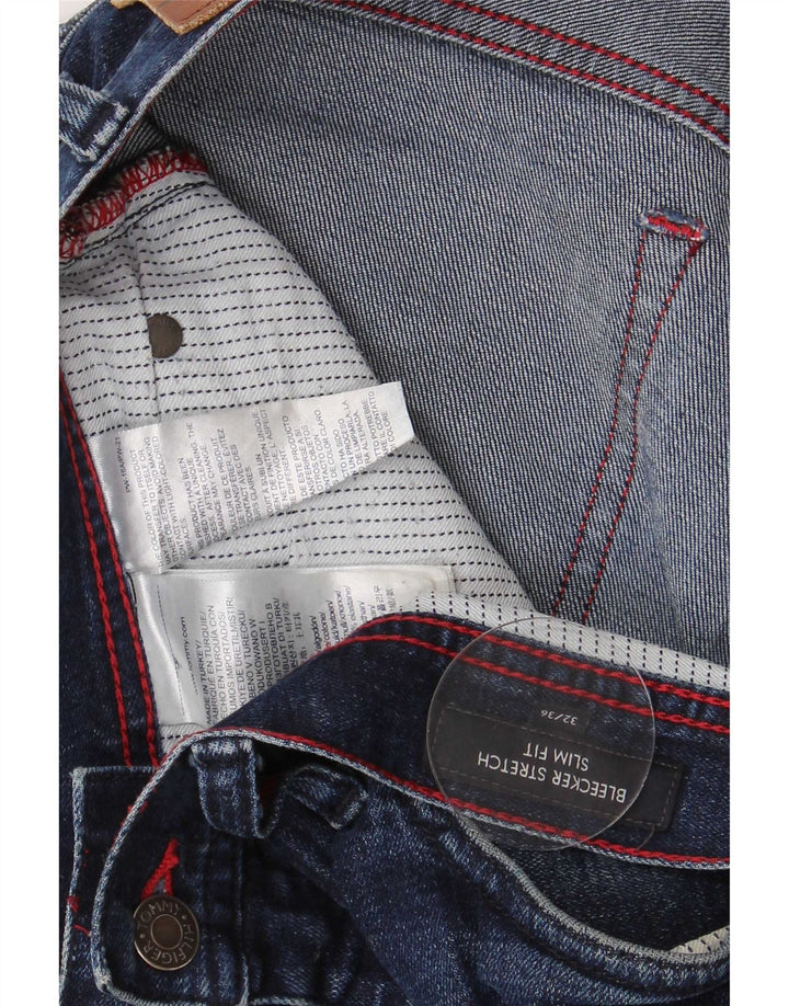 Tommy Hilfiger Donna Bleecker Slim Jeans W13 L28 Cotone Blu