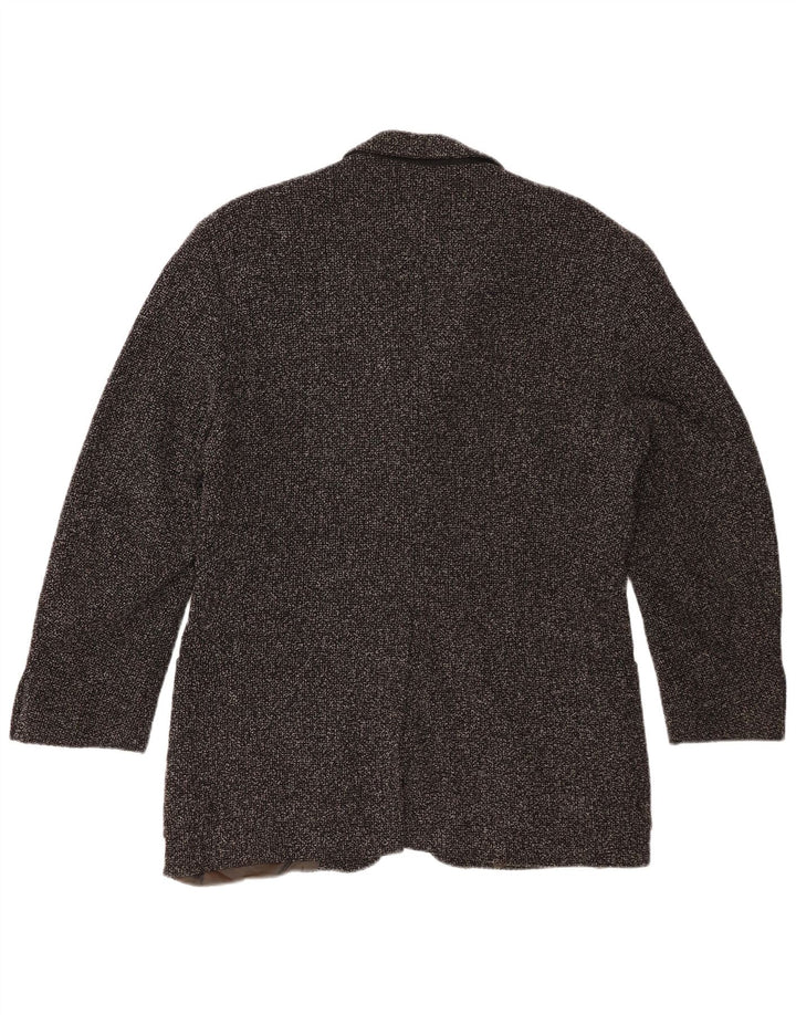Giacca blazer lunga da uomo Milano TRUSSARDI IT 48 grigio medio chiazzato