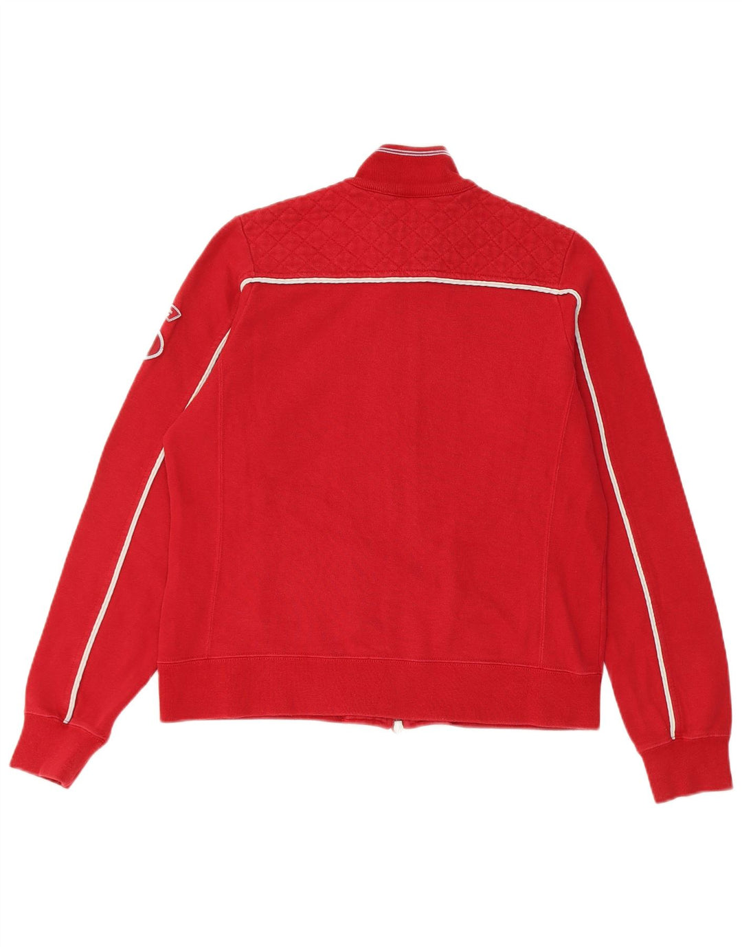 Giacca da tuta grafica da donna Champion UK 14 grande cotone rosso