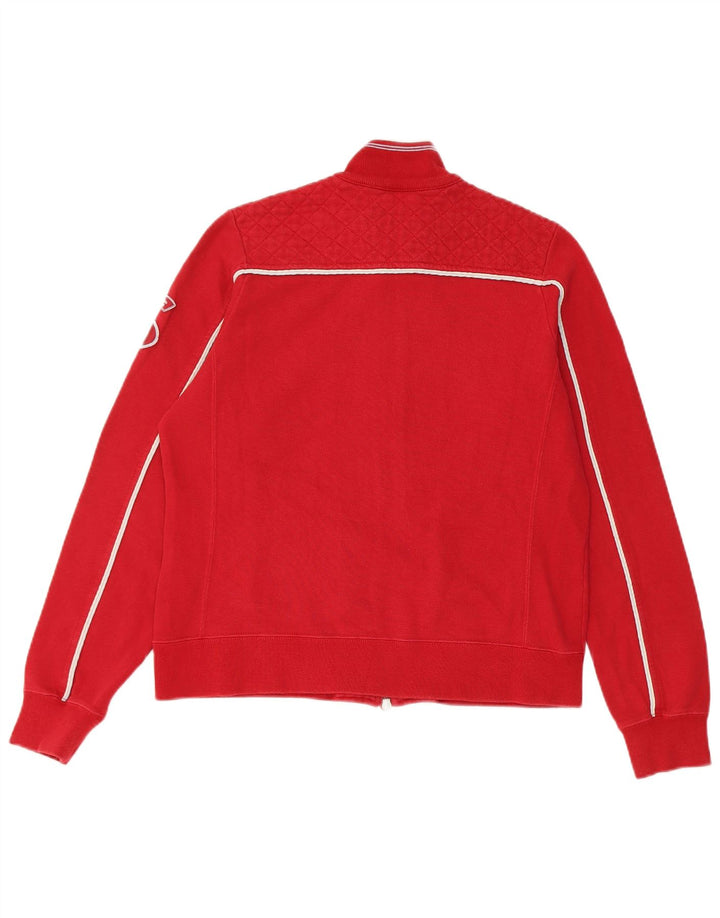 Giacca da tuta grafica da donna Champion UK 14 grande cotone rosso