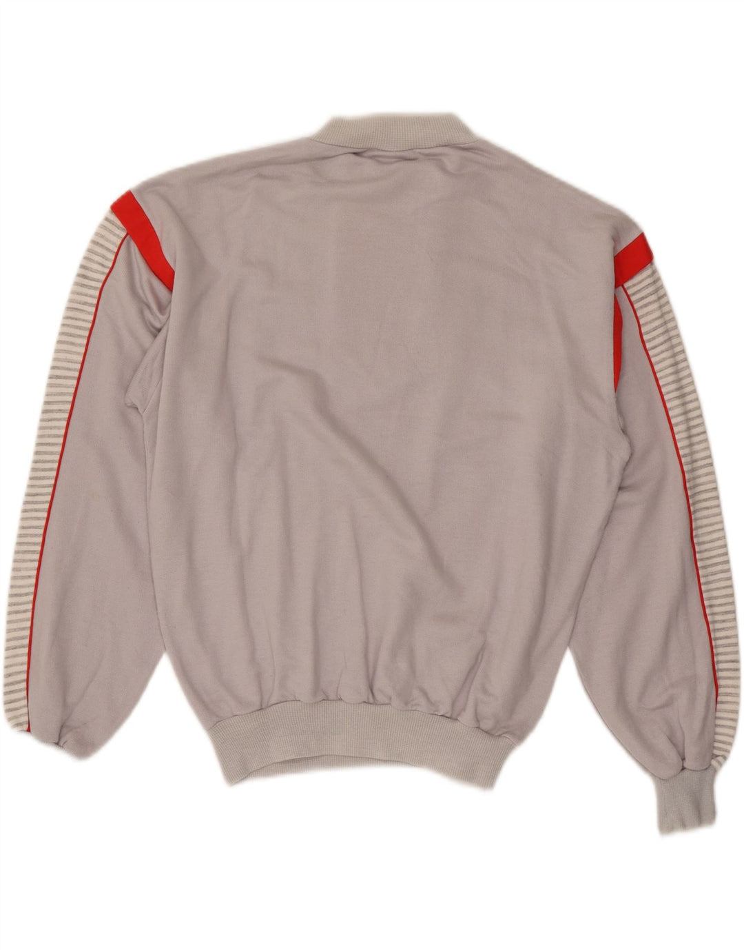 LOTTO Felpa da donna con collo abbottonato, maglione UK 14 Gessato grigio medio