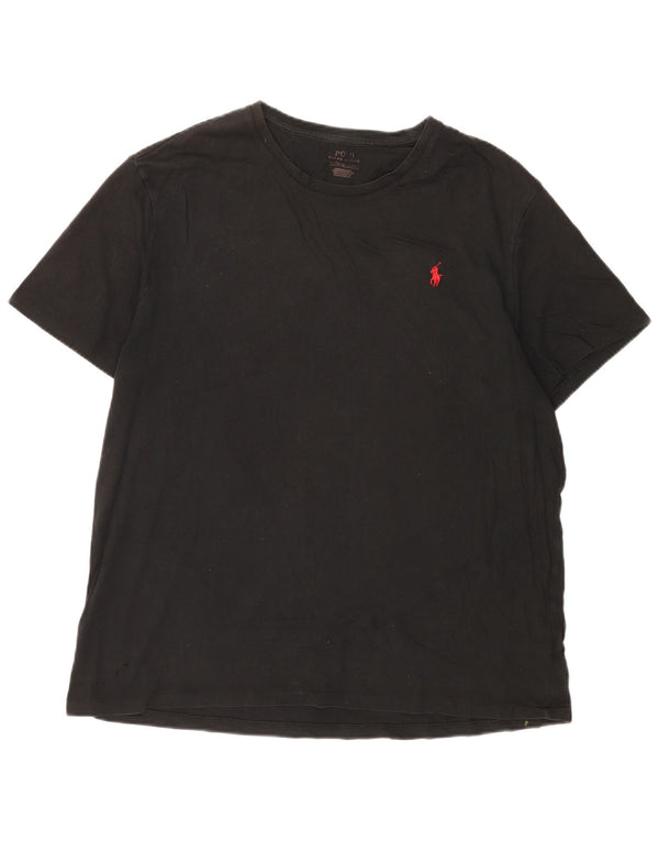 Polo Ralph Lauren T-shirt da uomo Top XL in cotone nero