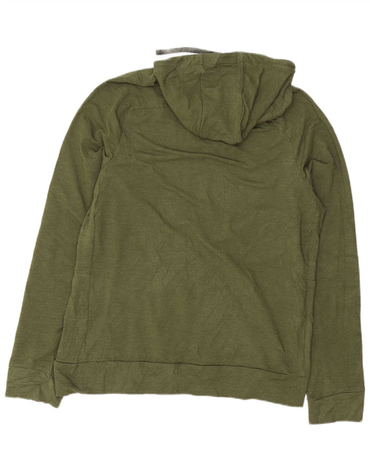 Maglia con cappuccio Nike Dri Fit da uomo media rayon kaki
