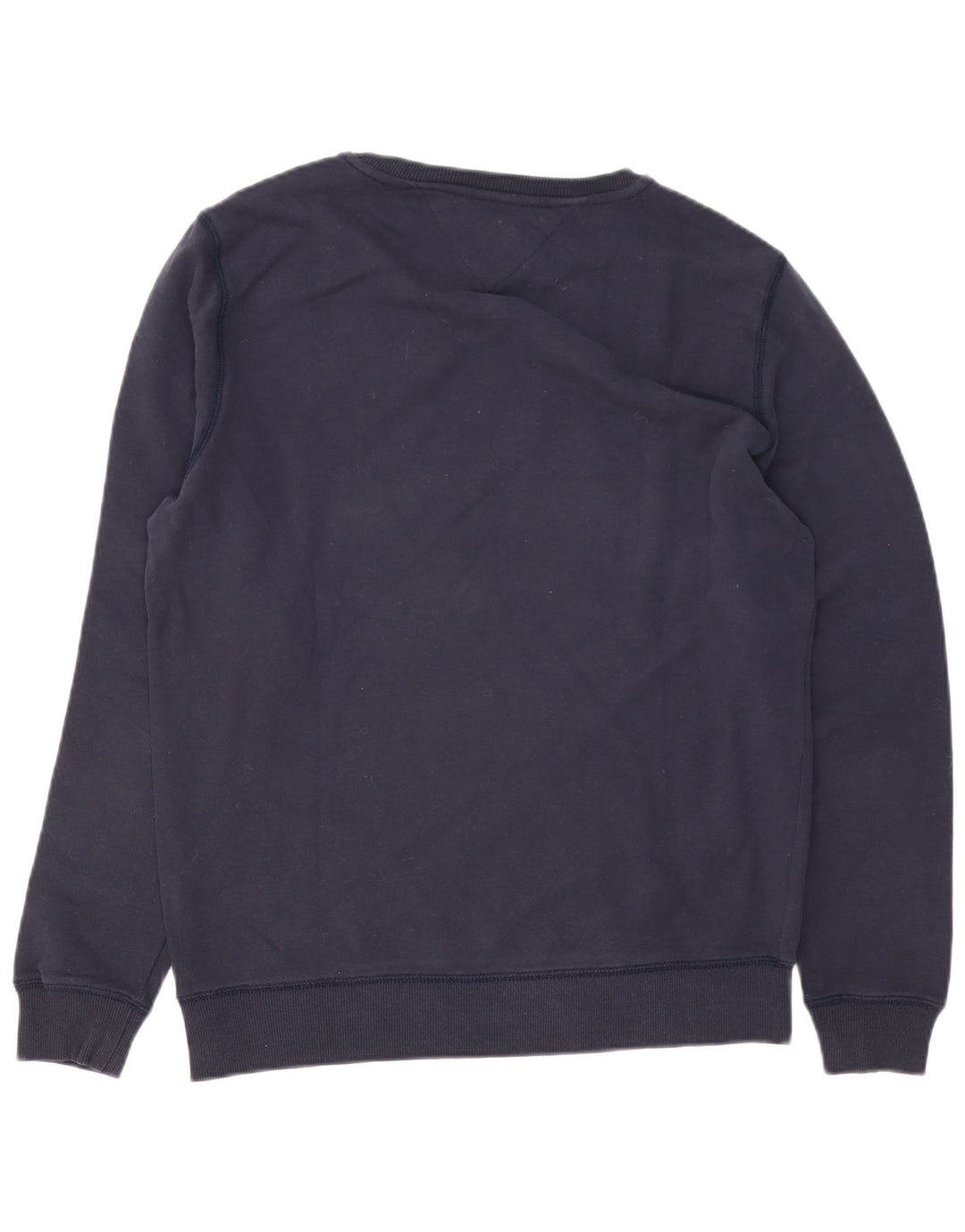 Tommy Hilfiger Uomo Felpa Maglione Grande Blu Navy Cotone