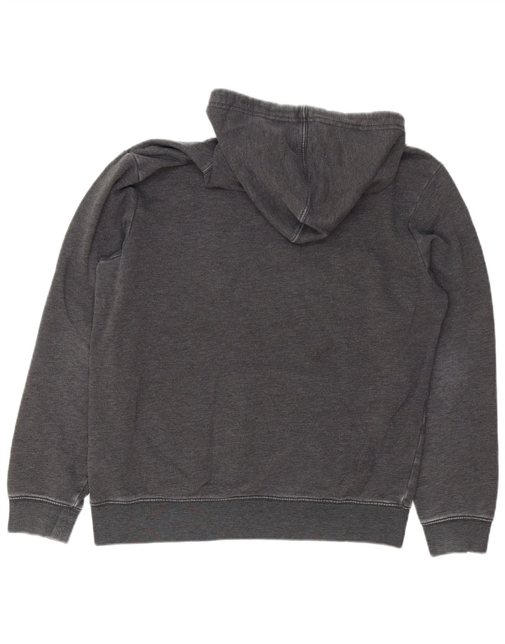 Felpa con cappuccio grafica da uomo Gap in cotone grigio medio