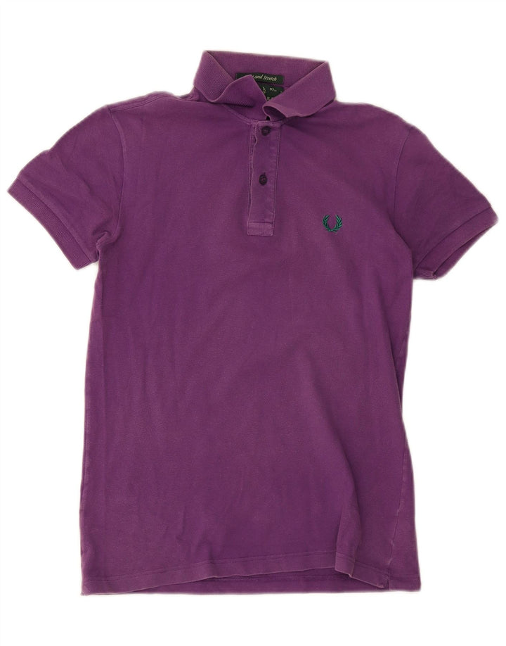 Polo da uomo Fred Perry piccola in cotone viola