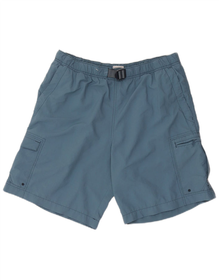 Pantaloncini cargo Columbia da uomo medi W36 in nylon blu