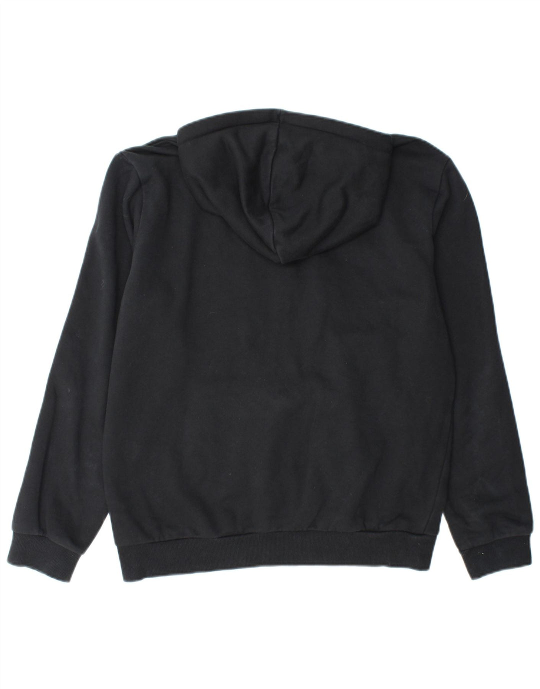 Felpa con cappuccio grafica PUMA da uomo, cotone nero medio