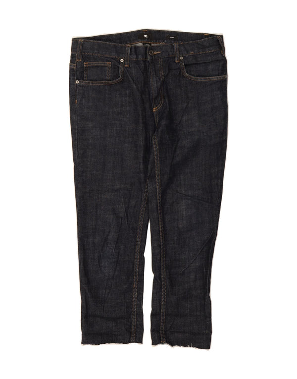 DC Womens Skinny Jeans W32 L24 Navy Blue Cotton