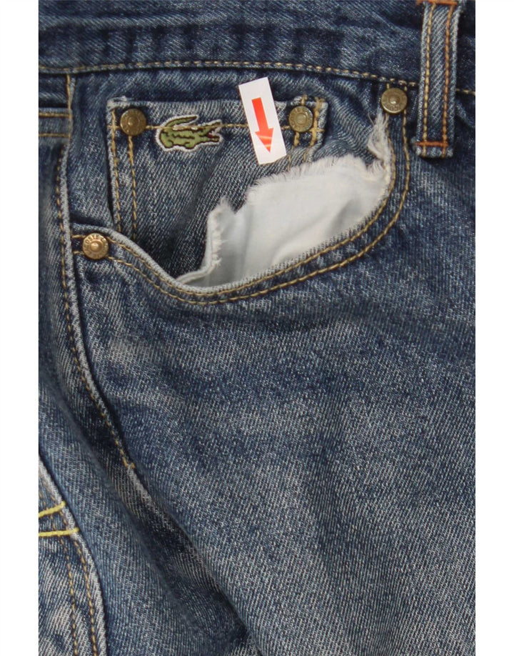 Jeans dritti da uomo Lacoste W36 L30 cotone blu