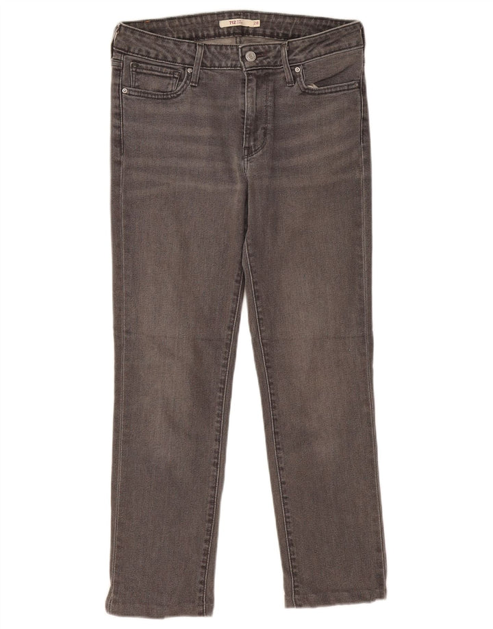 Jeans Levi's 712 Slim da donna W28 L26 Grigi
