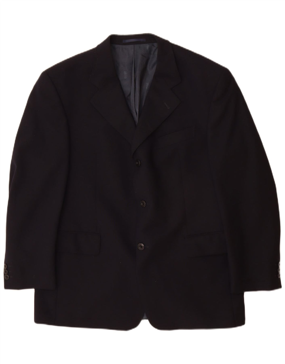Giacca blazer da uomo a 3 bottoni Cerruti 1881 UK 40 grande lana vergine blu navy