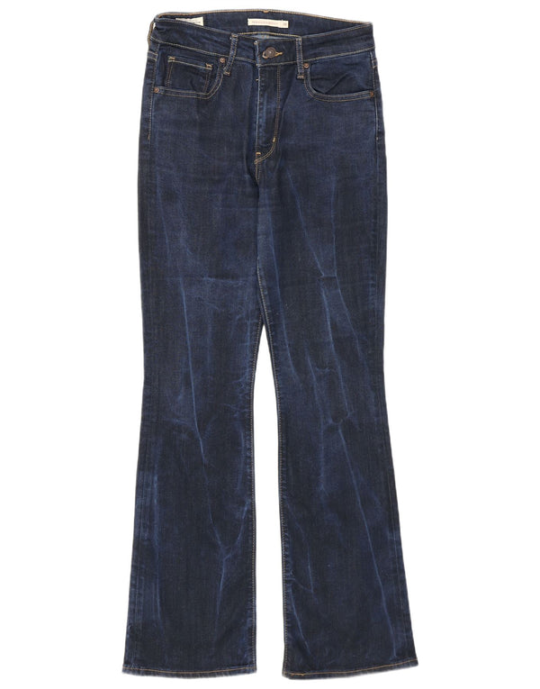 Jeans Levi's da donna 725 bootcut a vita alta W29 L30 Lyocell blu navy