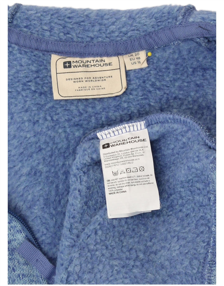 Giacca da tuta da donna Mountain Warehouse UK 20 2XL Blu screziato