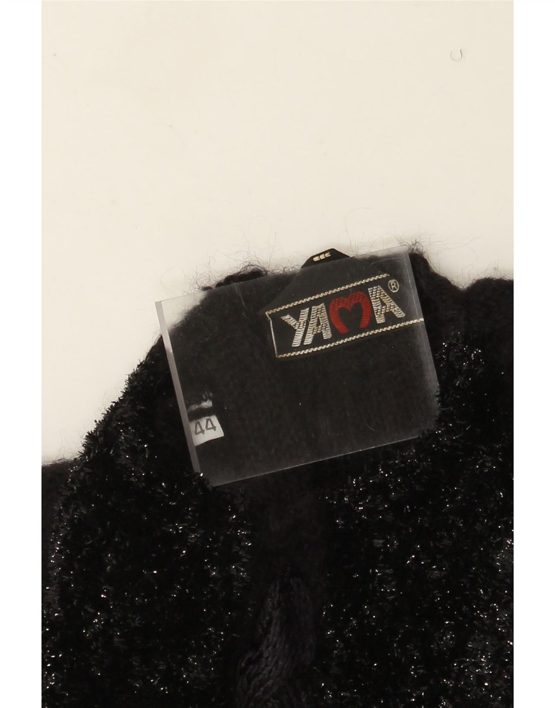 Maglione girocollo da donna vintage IT 44 medio nero
