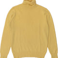 VINTAGE Womens Roll Neck Jumper Sweater UK 12 Medium Yellow Vintage Vintage and Second-Hand Vintage from Messina Hembry 