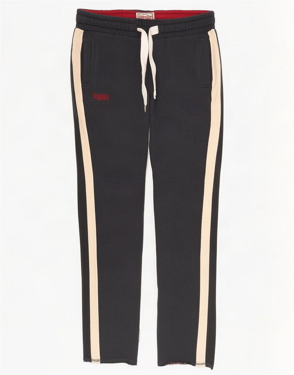 Pantaloni da tuta da donna slim fit Superdry UK 10 Small Black Colourblock