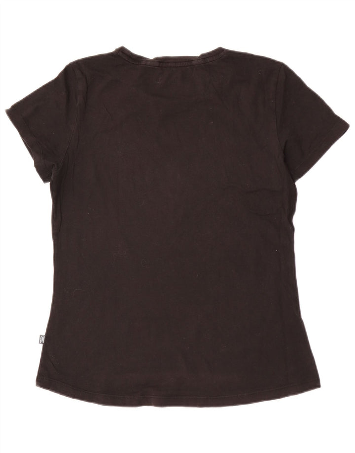 T-shirt grafica da donna Puma UK 12 media nera