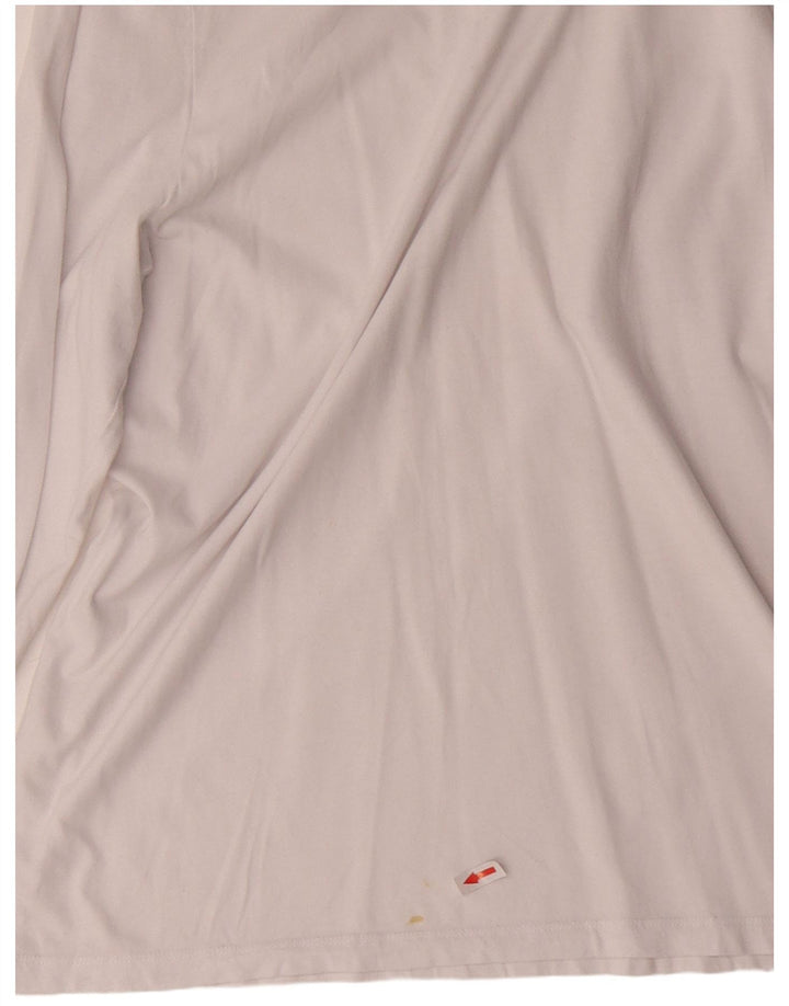 CALVIN KLEIN Top da uomo manica lunga XL cotone bianco