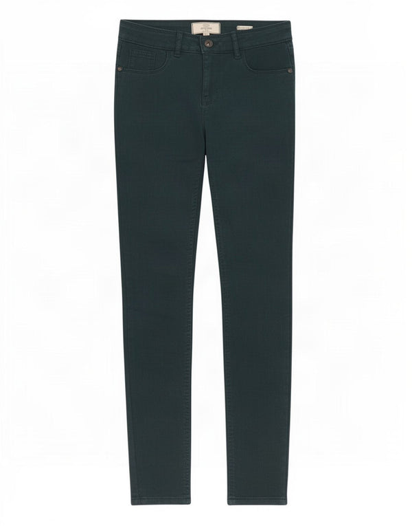 Jeans Jegging da donna Fat Face UK 8 Small W27 L29 Cotone verde