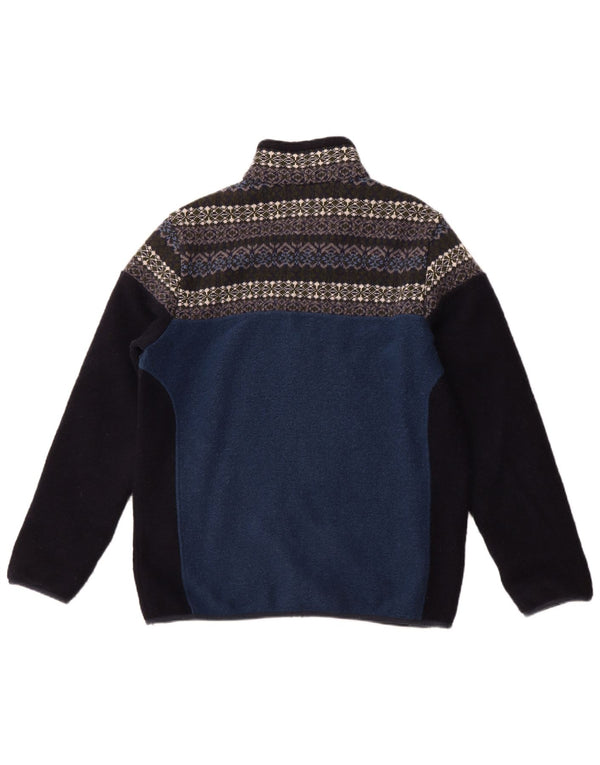 Giacca in pile da uomo CMP EU 54 2XL Poliestere color block blu