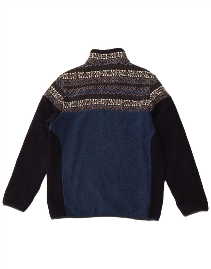 Giacca in pile da uomo CMP EU 54 2XL Poliestere color block blu