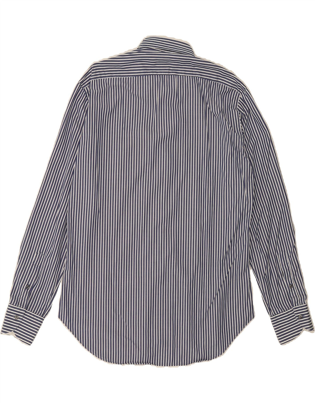ZARA Mens Tailored Fit Shirt Size 42 Large Navy Blue Pinstripe Vintage Zara and Second-Hand Zara from Messina Hembry 