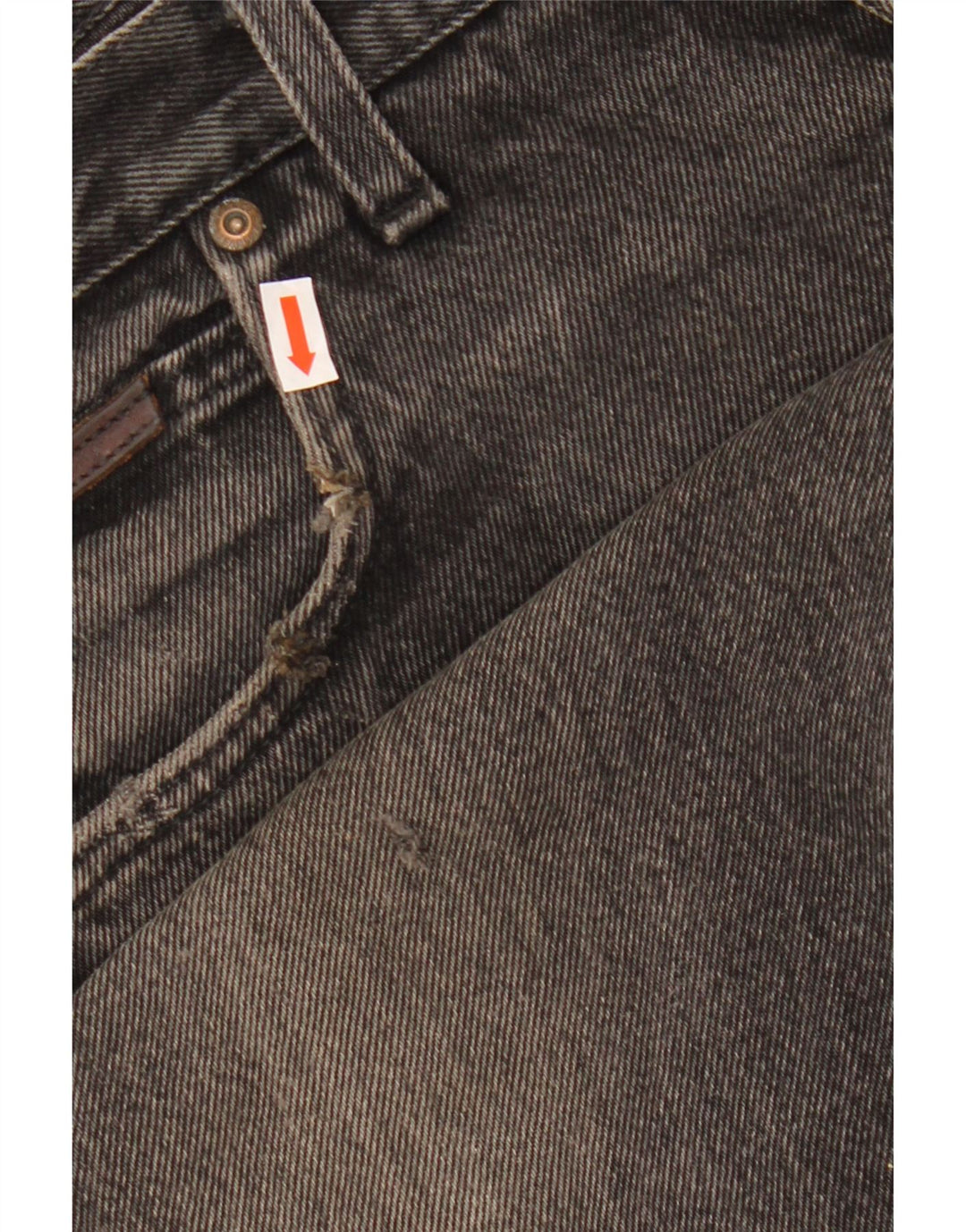 Jeans WRANGLER Indiana dritti da uomo W36 L28 cotone nero