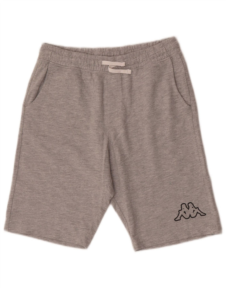 Pantaloncini Sportivi Kappa Bambino 13-14 Anni Cotone Grigio