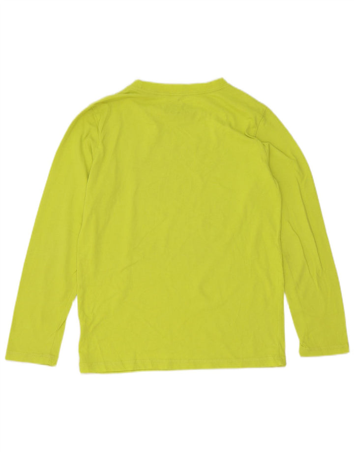 EDDIE BAUER Boys Graphic Top Long Sleeve 13-14 Years Large  Green