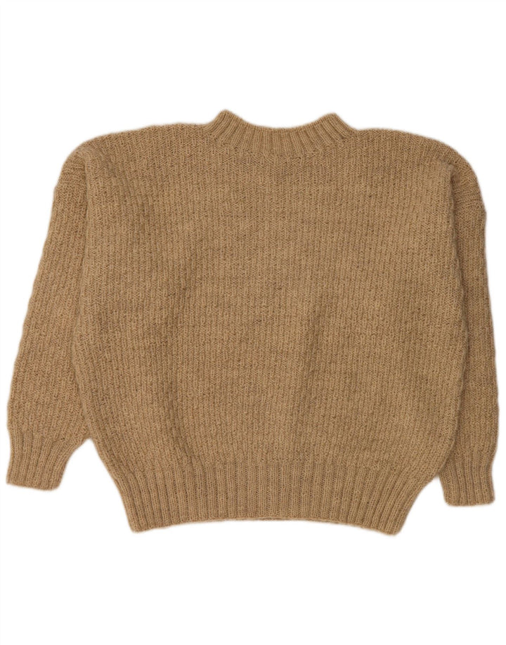Maglione maglione girocollo da uomo VINTAGE XL Beige