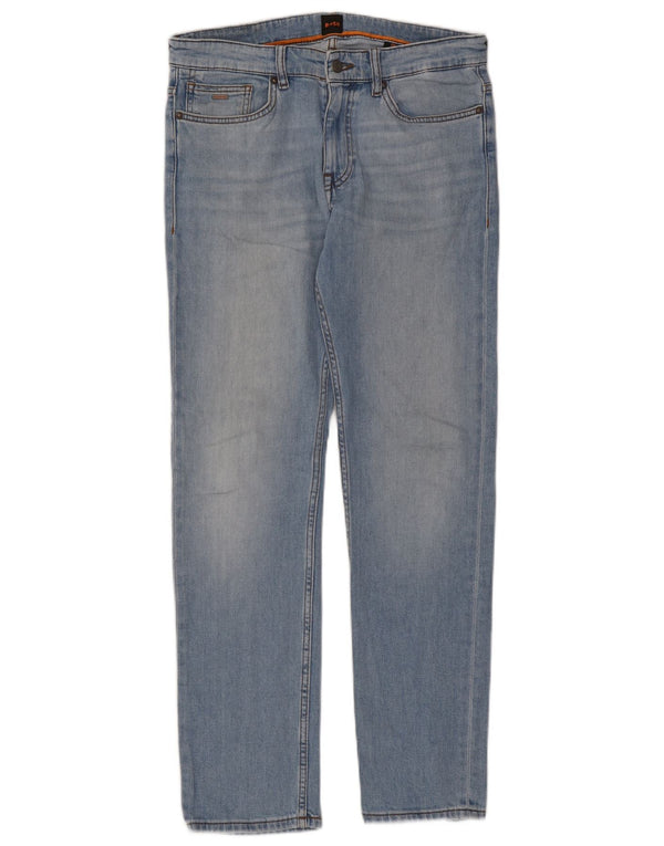 Jeans slim da uomo Hugo Boss W30 L32 cotone blu