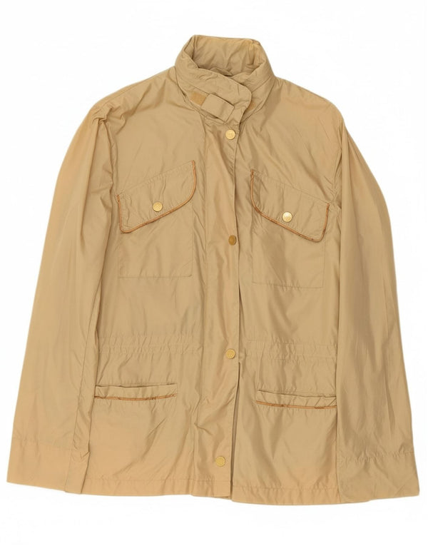 ALVIERO MARTINI Womens Utility Jacket UK 14 Medium Beige Polyamide