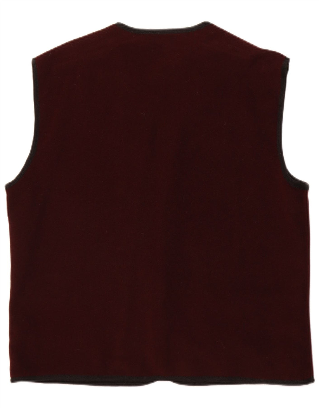 Gilet da uomo Globe Trotter UK 40 grande acrilico bordeaux
