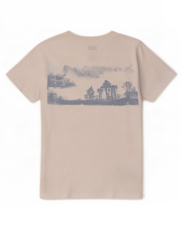 T-shirt grafica per ragazzi Levi's Top 11-12 anni in cotone bianco