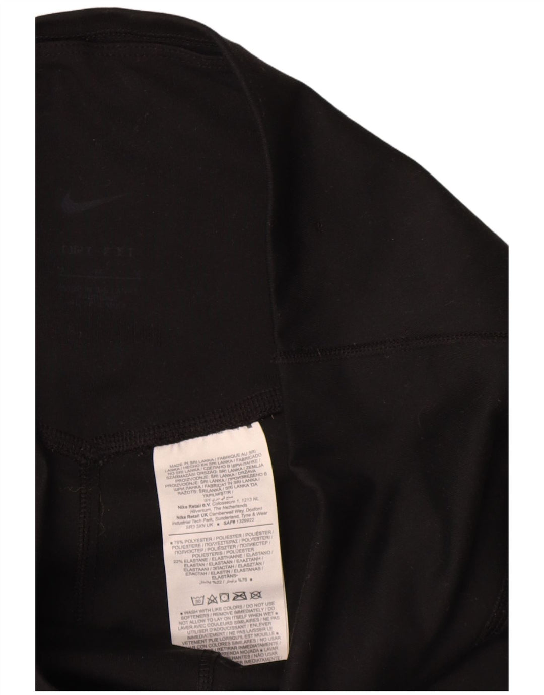 Leggings Nike da donna UK 12 medio nero poliestere