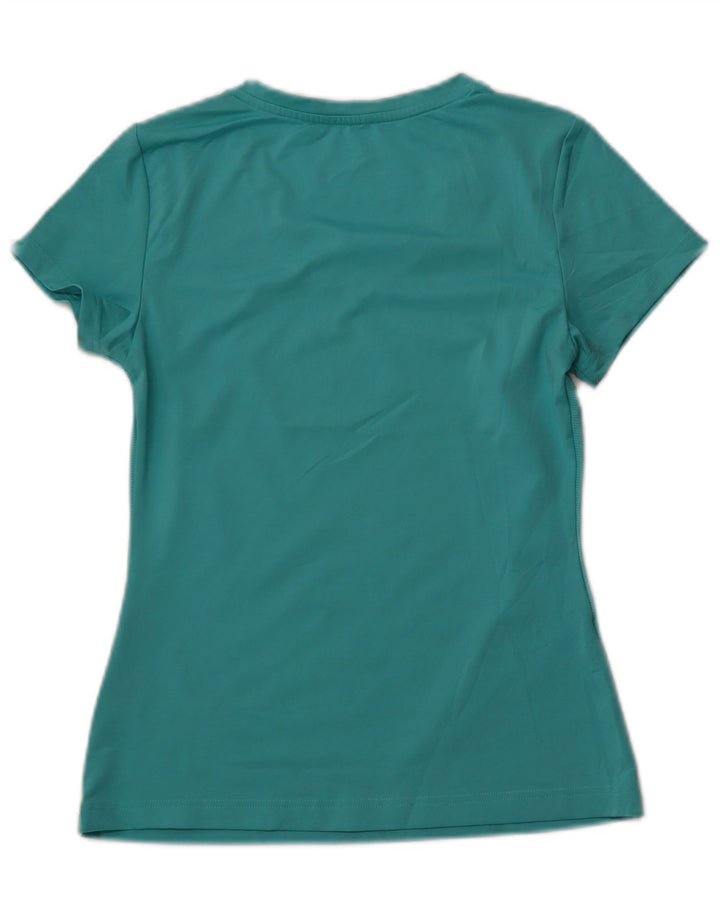 T-shirt da donna FILA Top UK 8 Small turchese poliestere