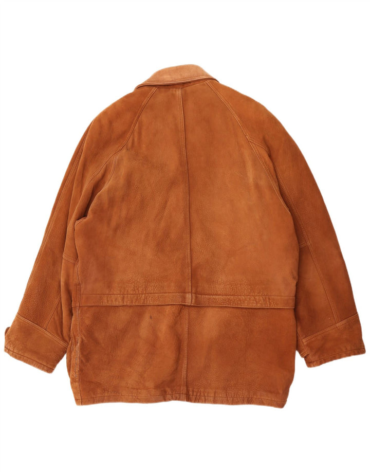 Giacca in pelle da uomo Essebi UK 40 Large in pelle marrone