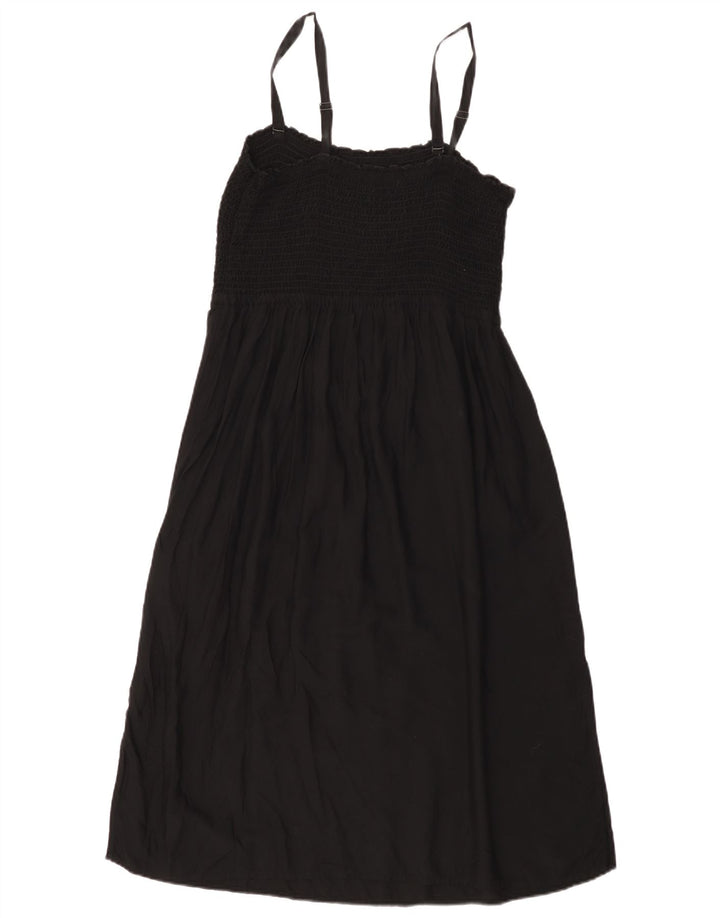 Abito sottoveste da donna Marks & Spencer UK 16 grande in viscosa nera